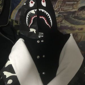 Bape city camo varsity jacket